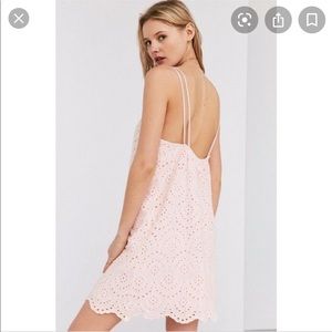 Kimchi Blue Strappy Eyelet shift dress from UO